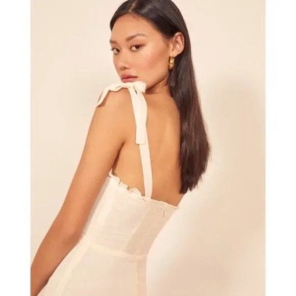 Reformation Nikita Dress | Ivory ๐SALE๐ NEW - Picture 13 of 16